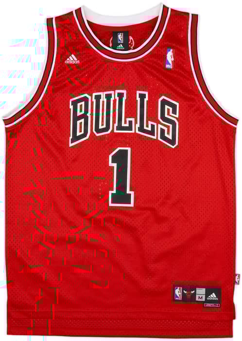 2008-10 Chicago Bulls Rose #1 adidas Swingman Away Jersey - 8/10 - (M)