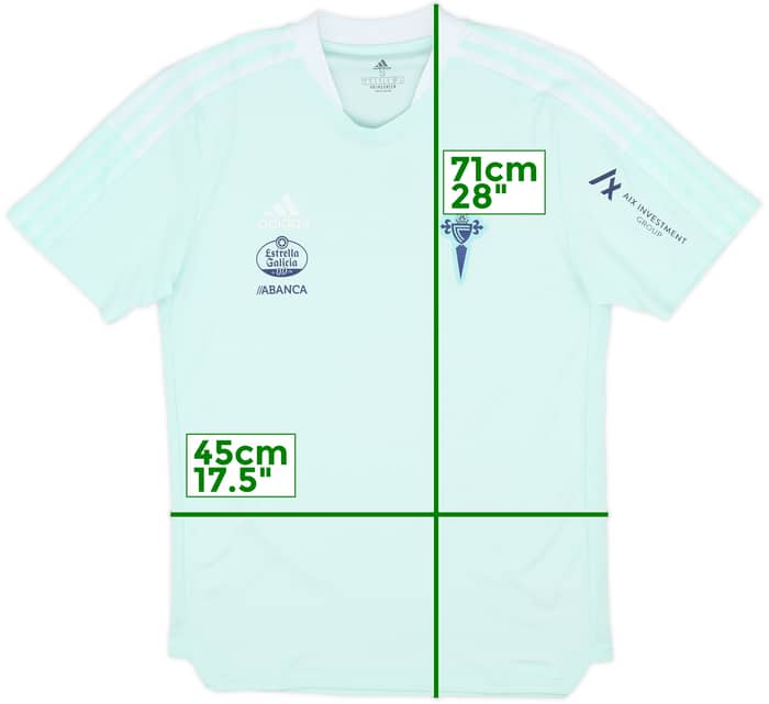 2021-22 Celta Vigo Player Issue adidas Training Shirt - 8/10 - (S)