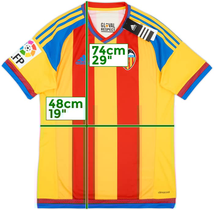 2015-16 Valencia Away Shirt (S)