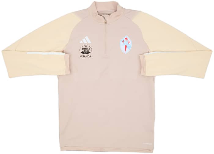 2023-24 Celta Vigo Player Issue adidas 1/4 Zip Training Top - 8/10 - (S)