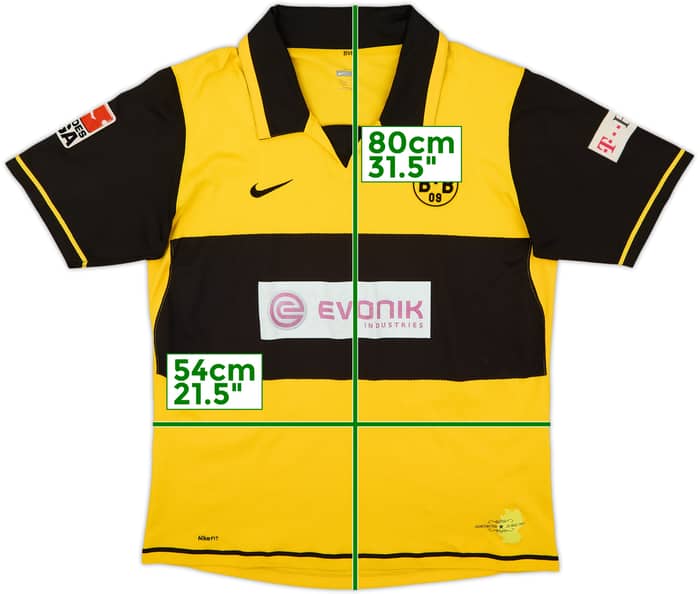 2007-08 Borussia Dortmund Home Shirt - 7/10 - (L)