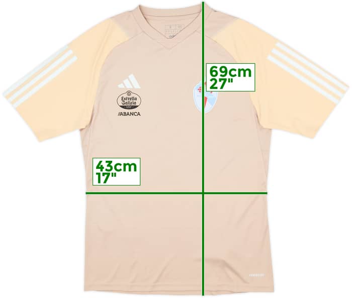 2023-24 Celta Vigo Player Issue adidas Training Shirt - 8/10 - (S)