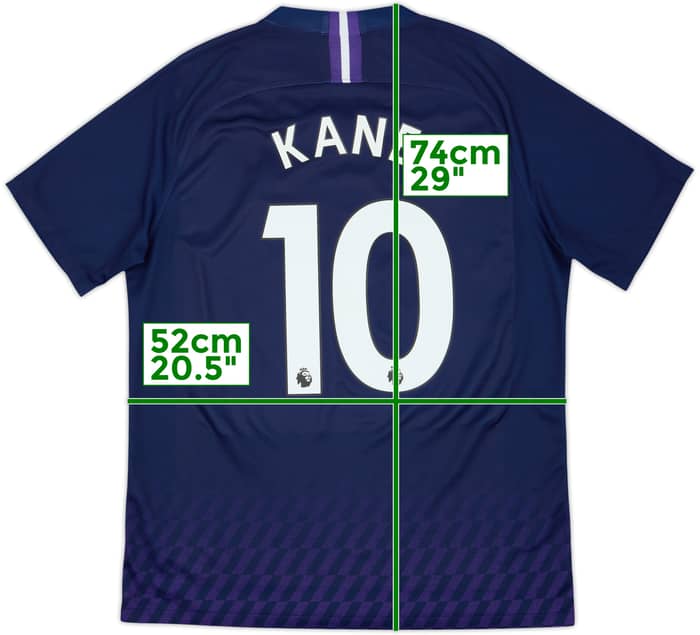 2019-20 Tottenham Away Shirt Kane #10 - 8/10 - (L)