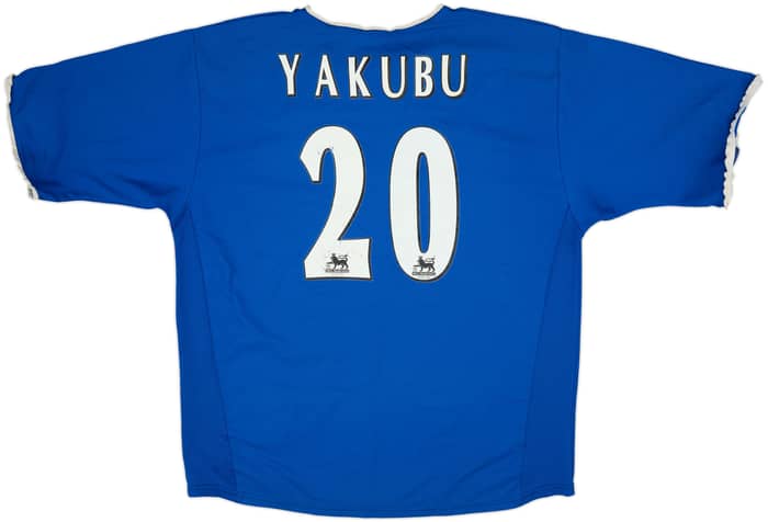 2003-05 Portsmouth Home Shirt Yakubu #20 - 6/10 - (M)