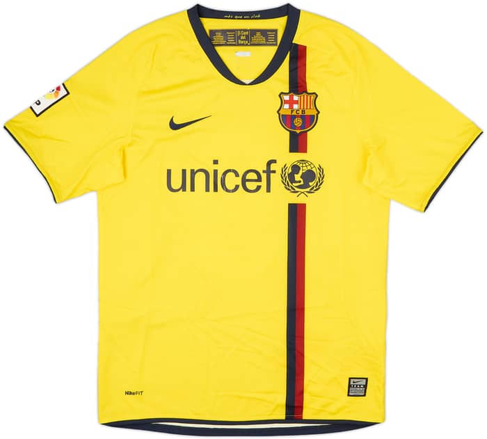 2008-10 Barcelona Away Shirt Ibrahimovic #9 - 7/10 - (S)