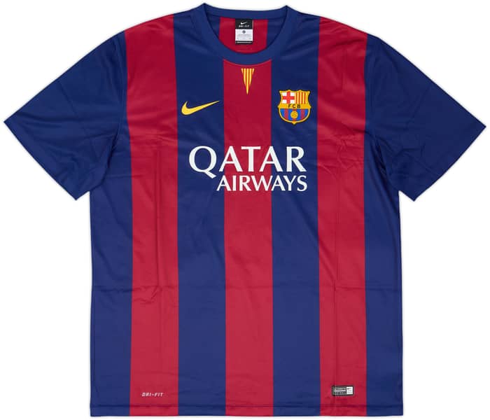 2014-15 Barcelona Basic Home Shirt Messi #10 - 6/10 - (XL)