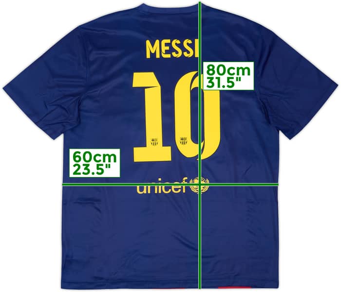 2014-15 Barcelona Basic Home Shirt Messi #10 - 6/10 - (XL)