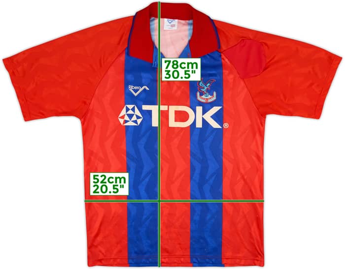 1993-94 Crystal Palace Home Shirt - 5/10 - (L)