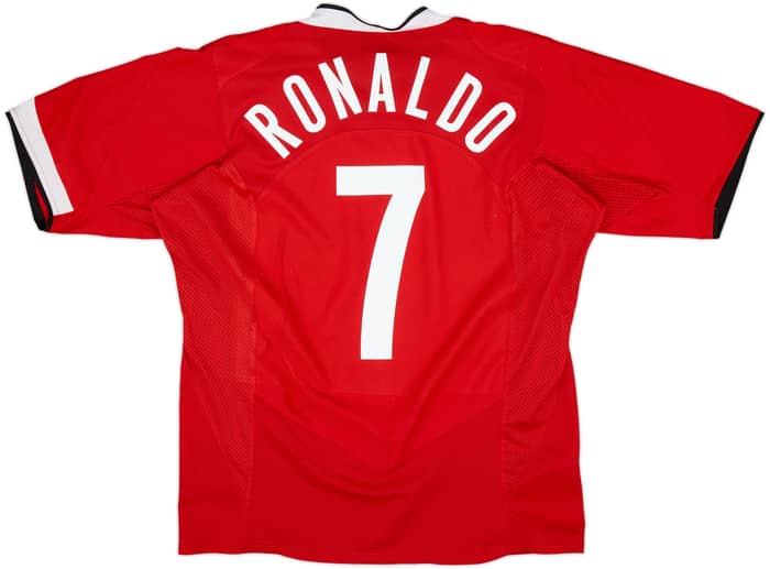 2004-06 Manchester United Home Shirt Ronaldo #7 - 5/10 - (L)