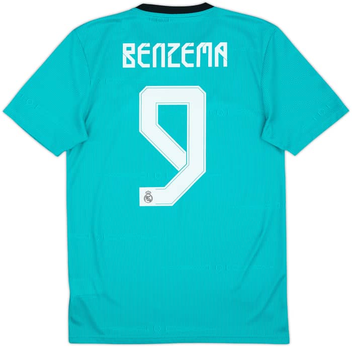 2021-22 Real Madrid Away Shirt Benzema #9 - 9/10 - (S)