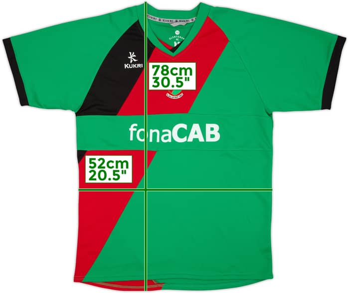 2011-12 Glentoran Home Shirt - 10/10 - (M)