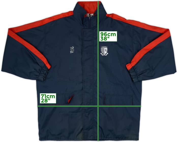 1996-97 Gillingham Hooded Rain Jacket - 8/10 - (XL)
