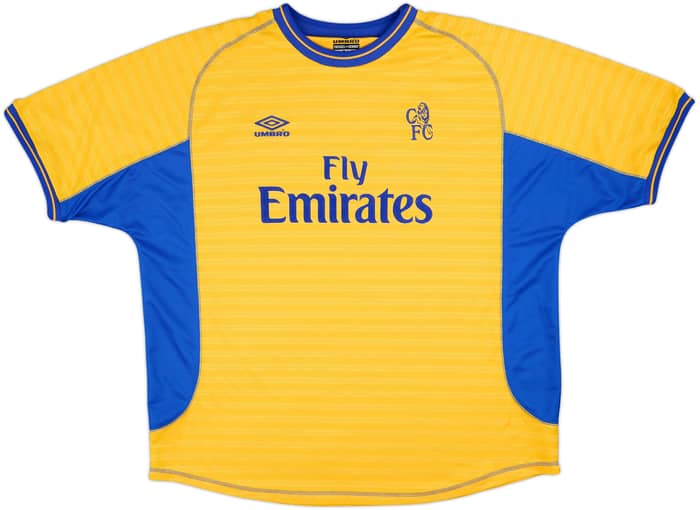 2000-01 Chelsea Camiseta de Visitante Zola #25 - 8/10 - (XXL)