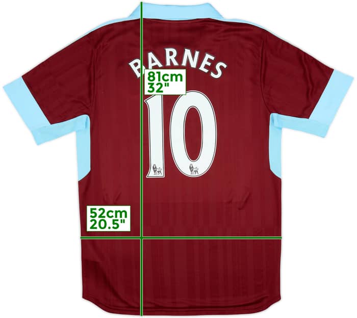 2016-17 Burnley Home Shirt Barnes #10 (L)