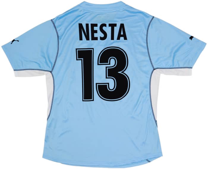 2001-02 Lazio Home Shirt Nesta #13 - 7/10 - (XL)