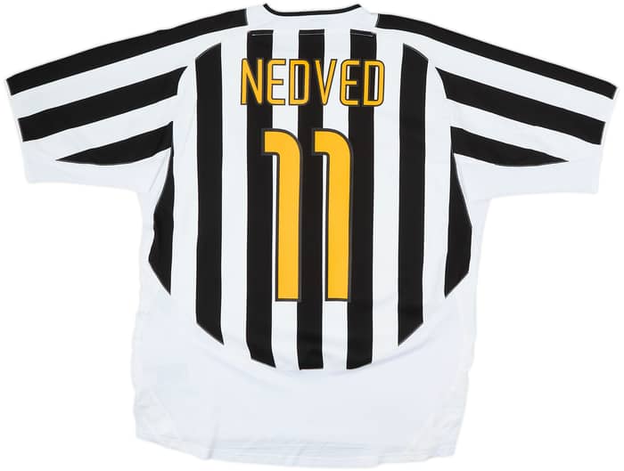 2003-04 Juventus Home Shirt Nedved #11 - 8/10 - (L)