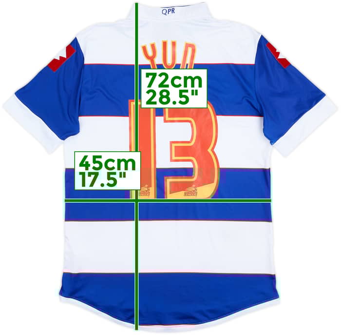 2013-14 QPR Home Shirt Yun #13 - 6/10 - (S)