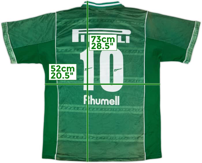 2001-02 Palmeiras Home Shirt #10 - 6/10 - (XL)