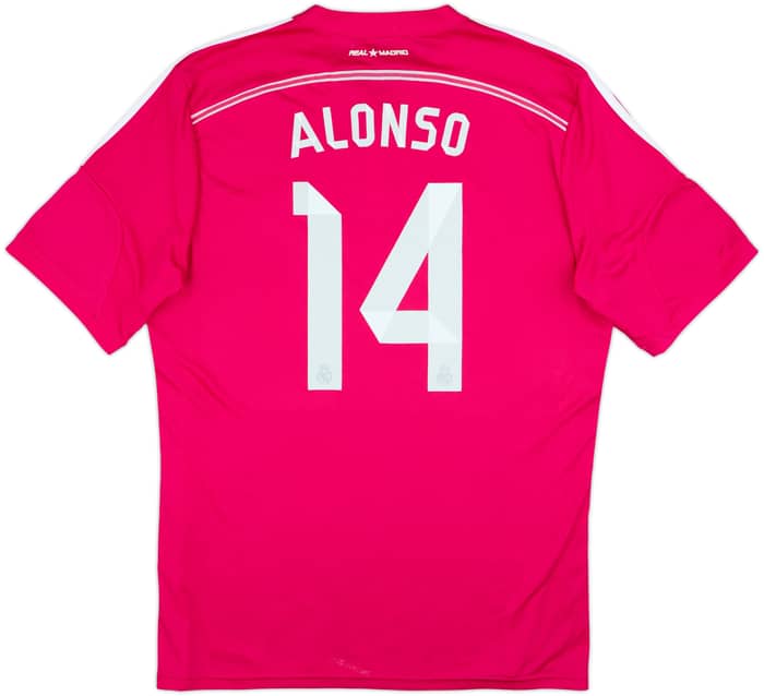 2014-15 Real Madrid Away Shirt Alonso #14 - 6/10 - (XL)