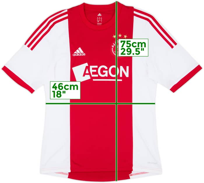 Camiseta de local del Ajax 2013-14 - 7/10 - (M)