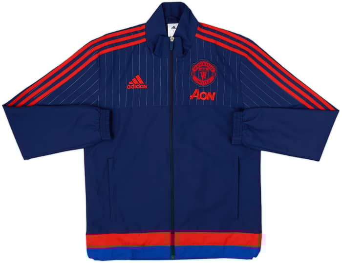 2015-16 Manchester United adidas Track Jacket - 8/10 - (S)