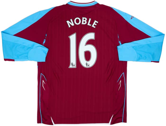 2008-09 West Ham Home L/S Shirt Noble #16 - 6/10 - (XL)