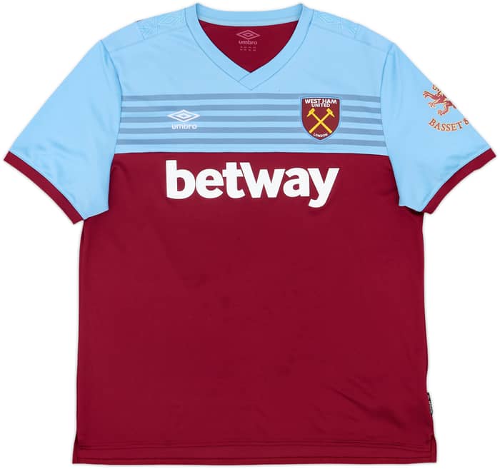 2019-20 West Ham Home Shirt Noble #16 - 7/10 - (XXL)