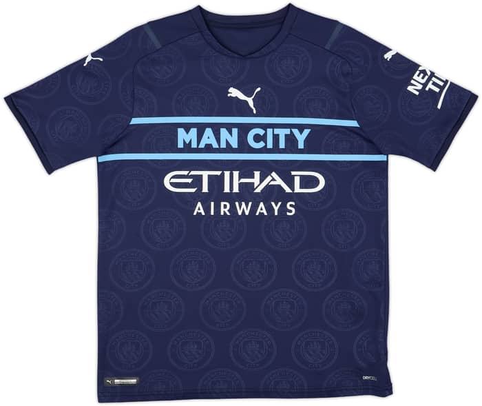 2021-22 Manchester City Third Shirt Gundogan #8 - 8/10 - (XL.Boys)