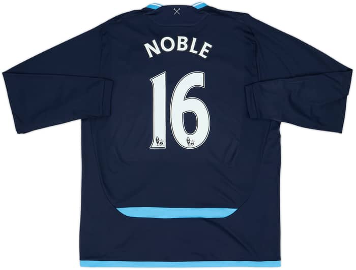 2009-10 West Ham Away L/S Shirt Noble #16 - 10/10 - (XL)