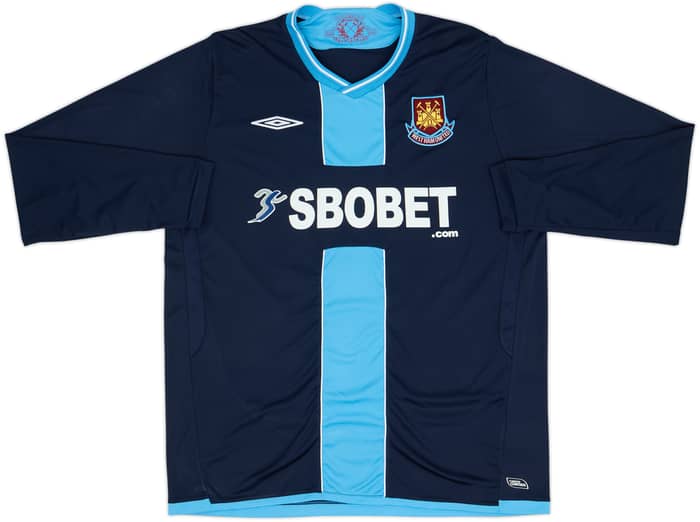 2009-10 West Ham Away L/S Shirt Noble #16 - 10/10 - (XL)