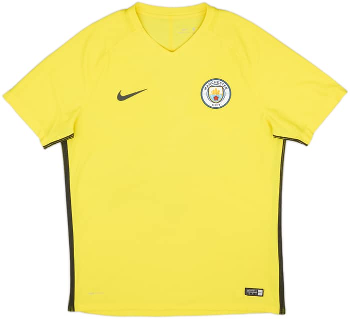 2017-18 Manchester City Authentic Nike Training Shirt - 8/10 - (L)