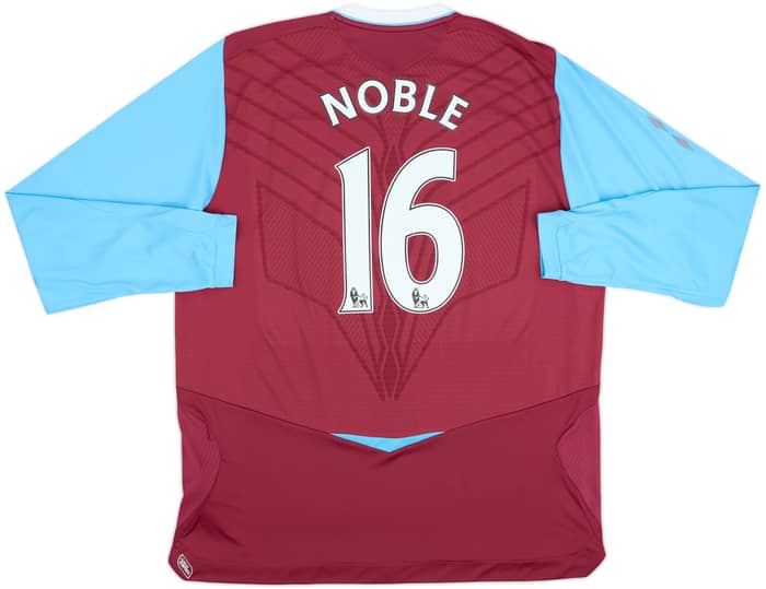 2007-08 West Ham Home L/S Shirt Noble #16 - 9/10 - (XL)