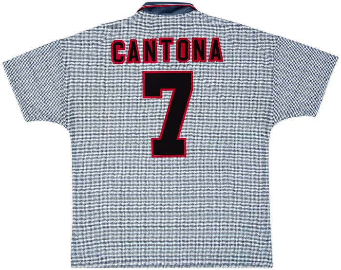 1995-96 Manchester United Away Shirt Cantona #7 - 9/10 - (XL)
