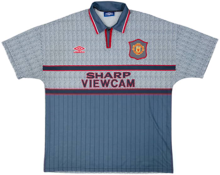 1995-96 Manchester United Away Shirt Cantona #7 - 9/10 - (XL)
