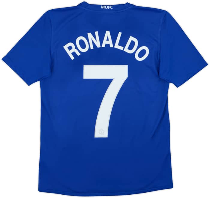 2008-09 Manchester United Third Shirt Ronaldo #7 - 9/10 - (XL.Boys)