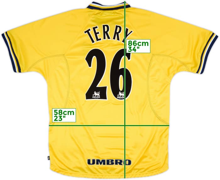 1998-00 Chelsea Third Shirt Terry #26 - 10/10 - (XL)