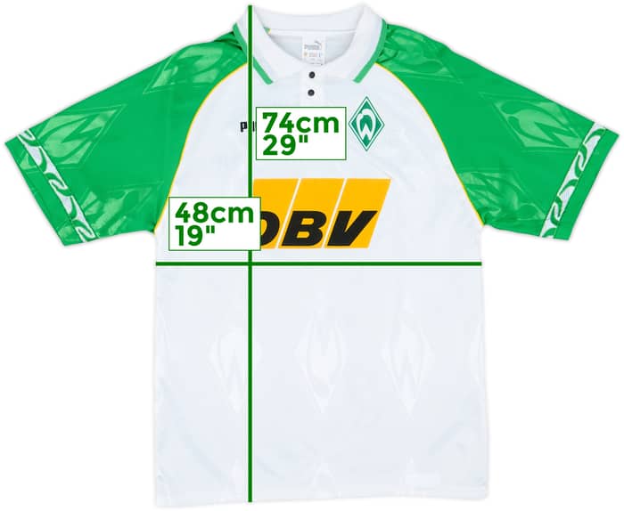1995-96 Werder Bremen Home Shirt - 8/10 - (S)
