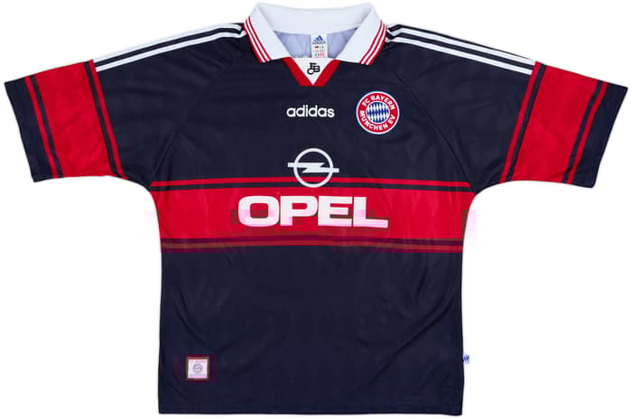 1997-99 Bayern Múnich Camiseta Local Basler #14 - 7/10 - (XL)