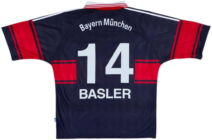 1997-99 Bayern Múnich Camiseta Local Basler #14 - 7/10 - (XL)