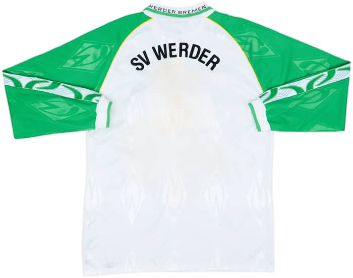 1995-96 Werder Bremen Home L/S Shirt - 6/10 - (L)