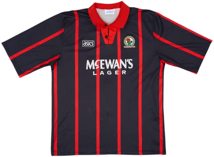 1994-95 Blackburn Rovers Away Shirt Shearer #9 - 8/10 - (XL)