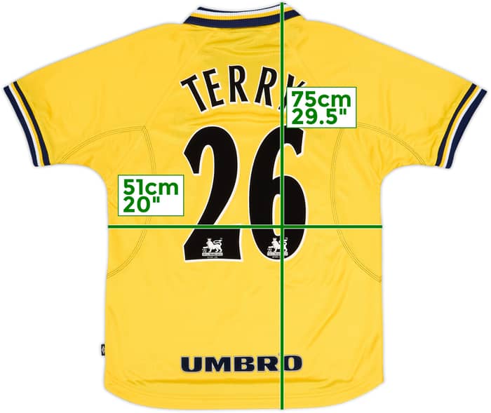 1998-00 Chelsea Third Shirt Terry #26 - 10/10 - (Y)