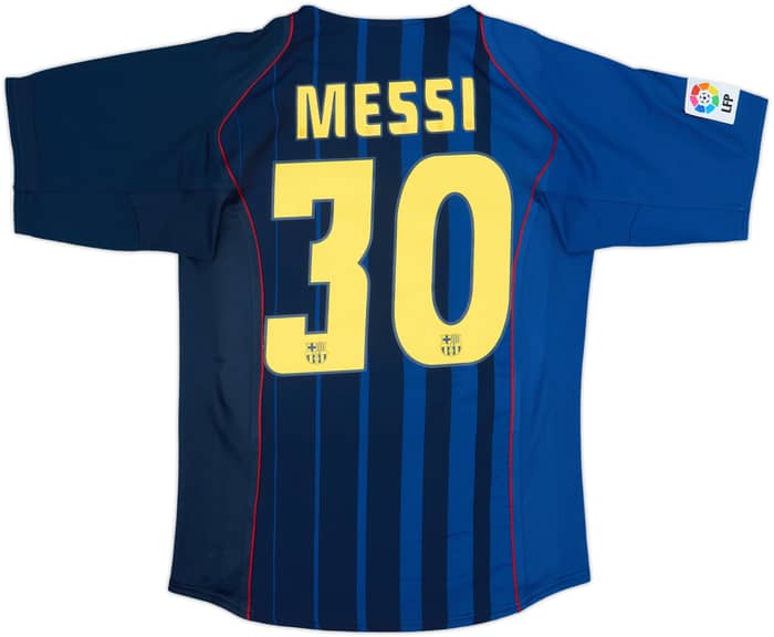 2004-05 Barcelona Camiseta de Visitante Messi #30 - 8/10 - (S)