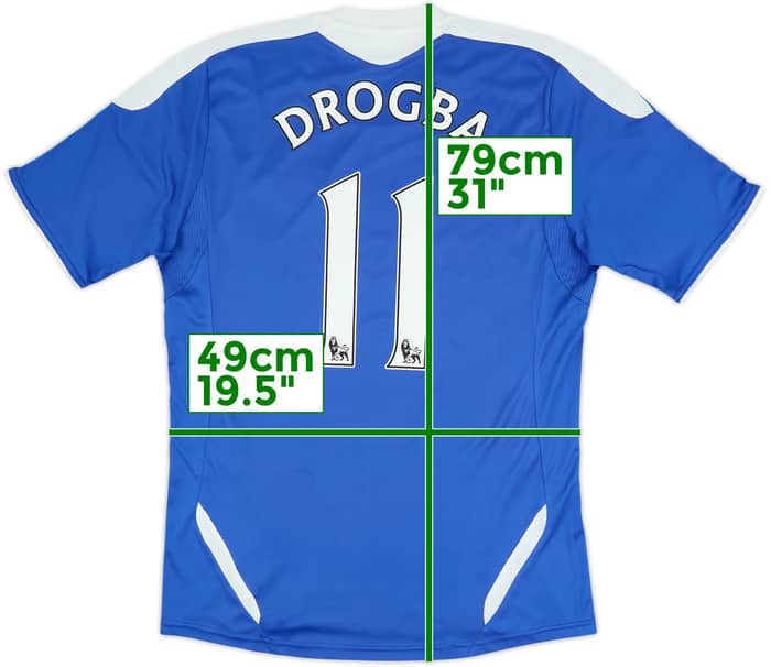 2011-12 Chelsea Home Shirt Drogba #11 - 7/10 - (M)