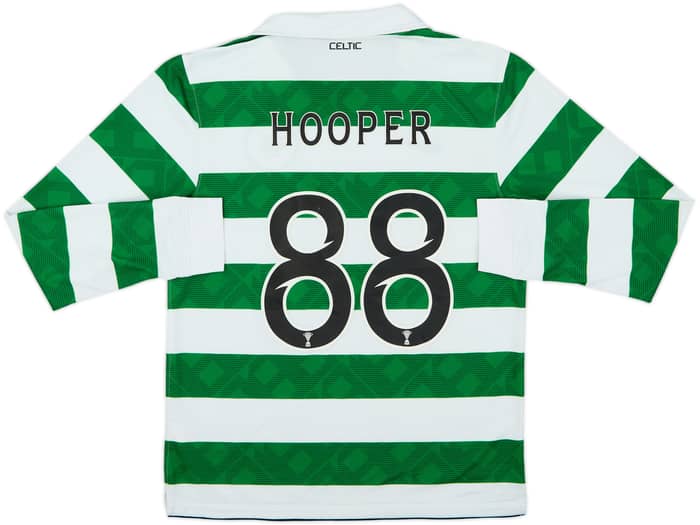 2010-12 Celtic Home L/S Shirt Hooper #88 - 8/10 - (M)
