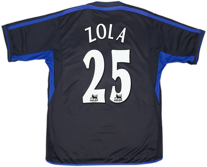 2002-04 Chelsea Away Shirt Zola #25 - 8/10 - (L)