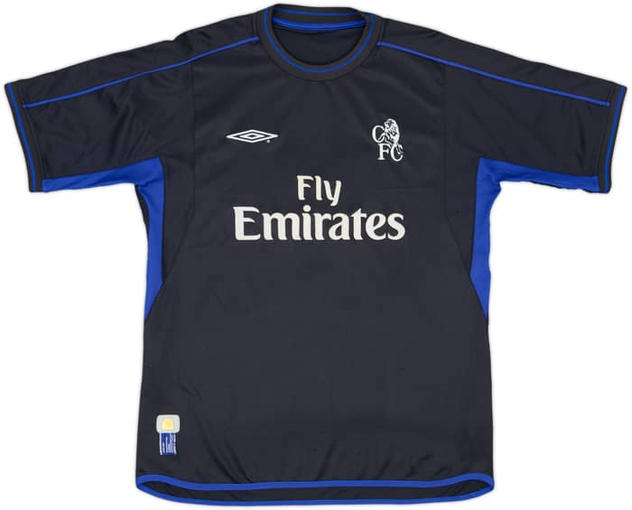 2002-04 Chelsea Away Shirt Zola #25 - 8/10 - (L)