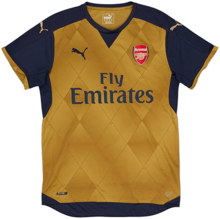 2015-16 Arsenal Away Shirt Arteta #8 - 9/10 - (M)