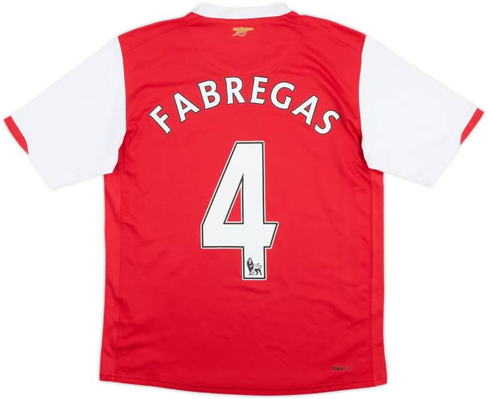 2006-08 Arsenal Home Shirt Fabregas #4 - 8/10 - (L.Boys)