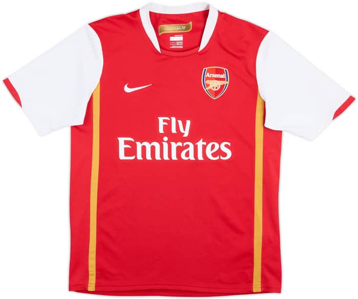 2006-08 Arsenal Home Shirt Fabregas #4 - 8/10 - (L.Boys)